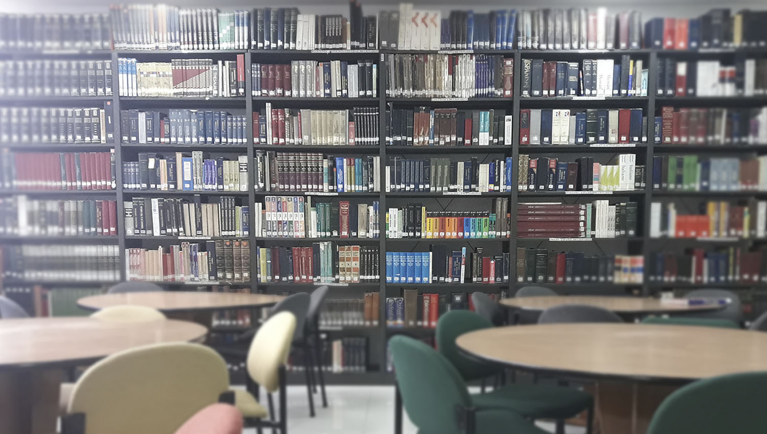 Fotografía Sala de literatura, mostrando sus estantes llenos de libros esperando a que sean leídos por ti.